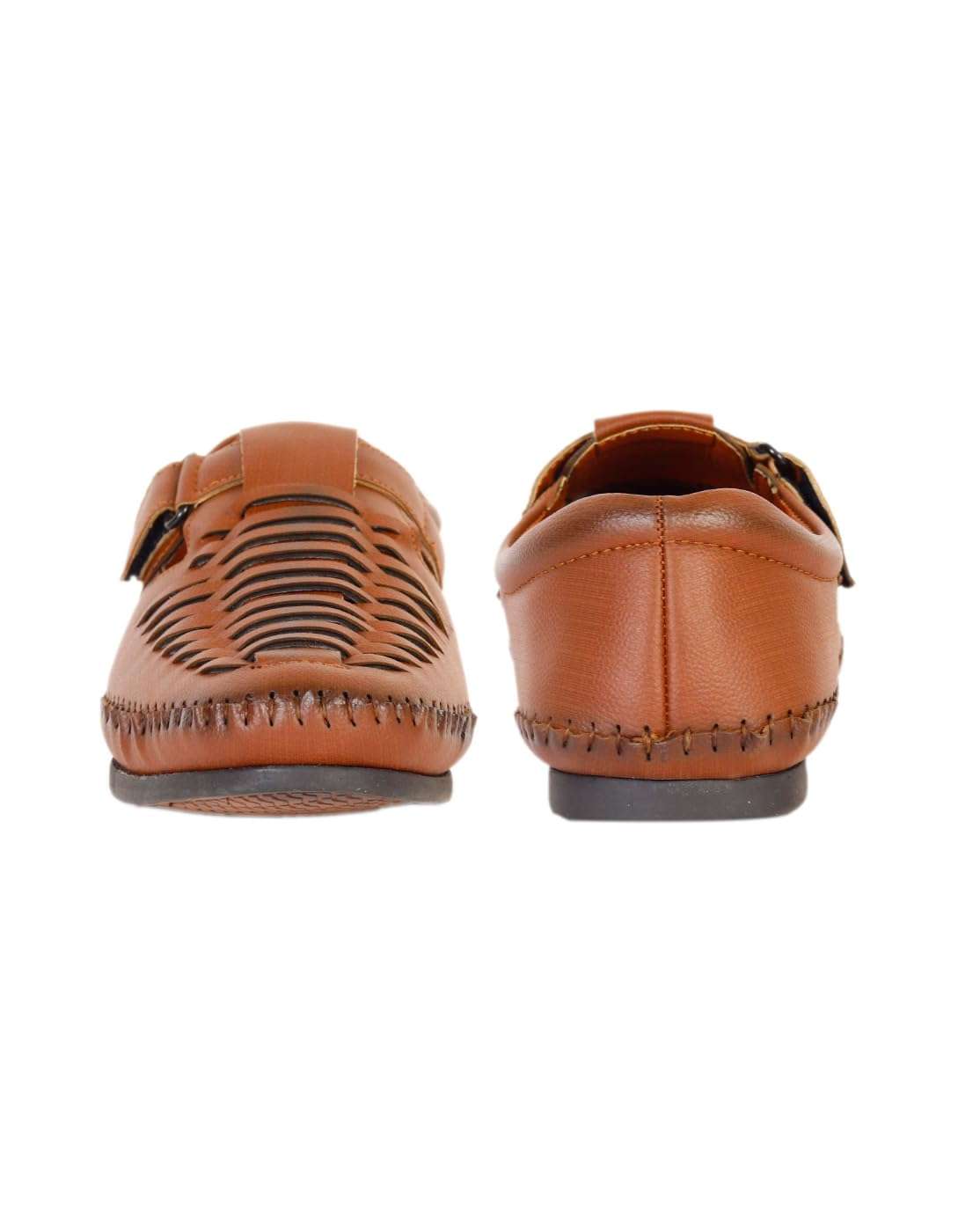 KAVSUN Men Casual Roman Sandal Tan 5