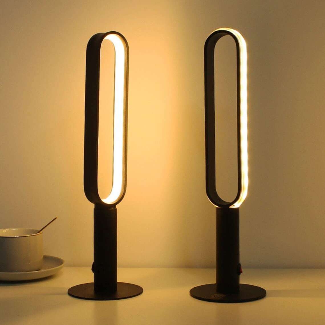 Arcanine Table Lamps, Rechargeable Cordless Led Table Lamp, Portable Outdoor Table Lamp Battery Operated in Black, Bar Restaurant Garden Ambient Light, Decorative Night, White Light (Outside) 3