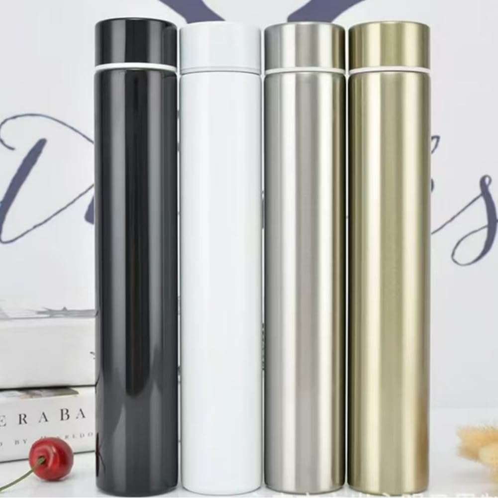 Stainless Steel Insulated,Small Stainless,Sports Water Bottle,Leak Proof Water Flask, Keeps Drink Cold and Hot,BPA Free (Golden) 3