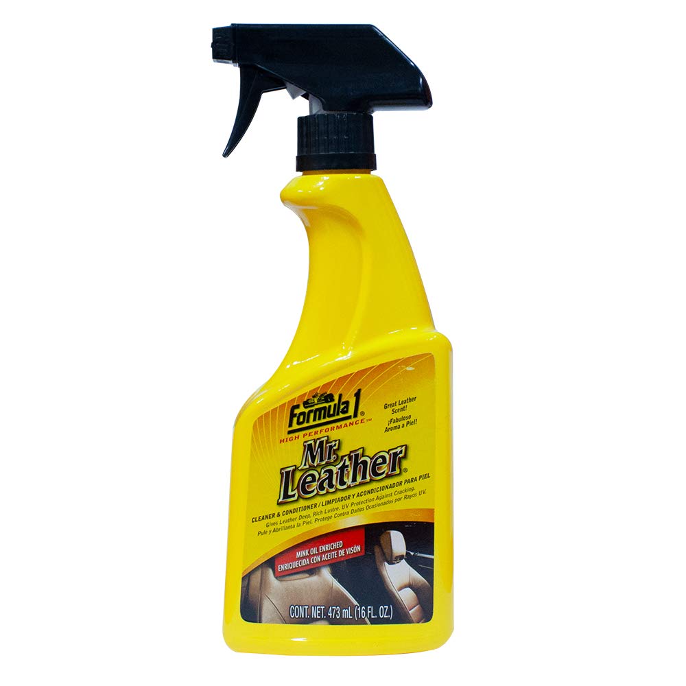 Formula 1 615006 Protectant (295 ml) & Mr.Leather 615163 Spray Cleaner and Conditioner (473 ml) Combo 4