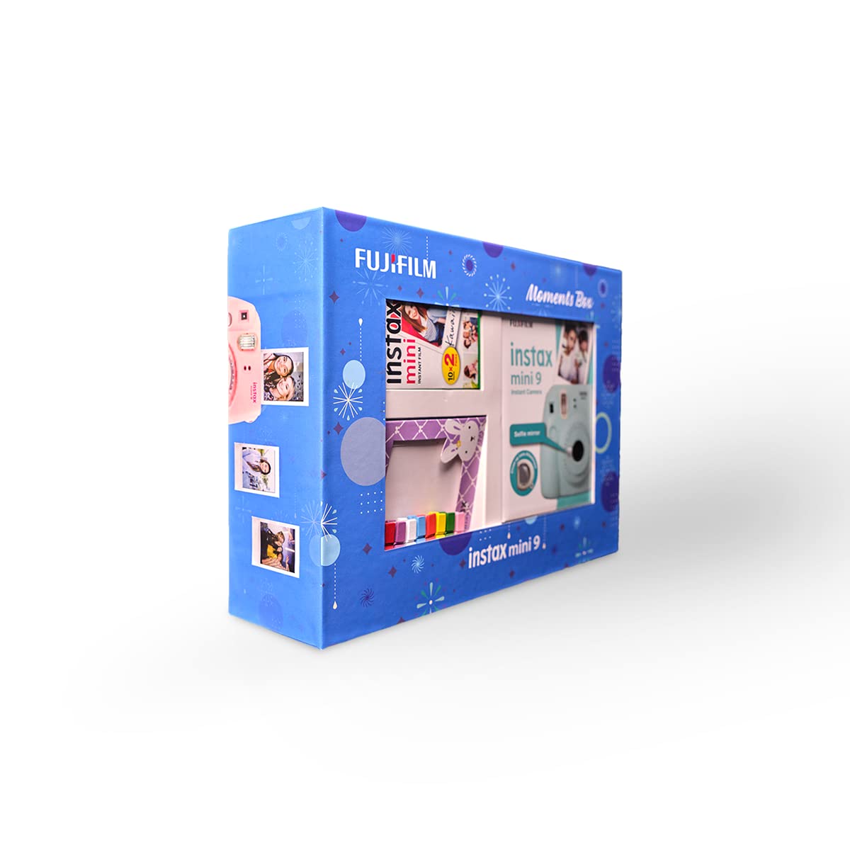 Fujifilm Instax Mini 9 Instant Camera (Clear Yellow) Moments Box with 20 Shots 5