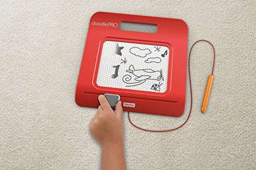 Fisher-Price Kid Doodle Pro Trip - Magic Slate Doodle Board, Red,Doodle & Scribble Boards 4