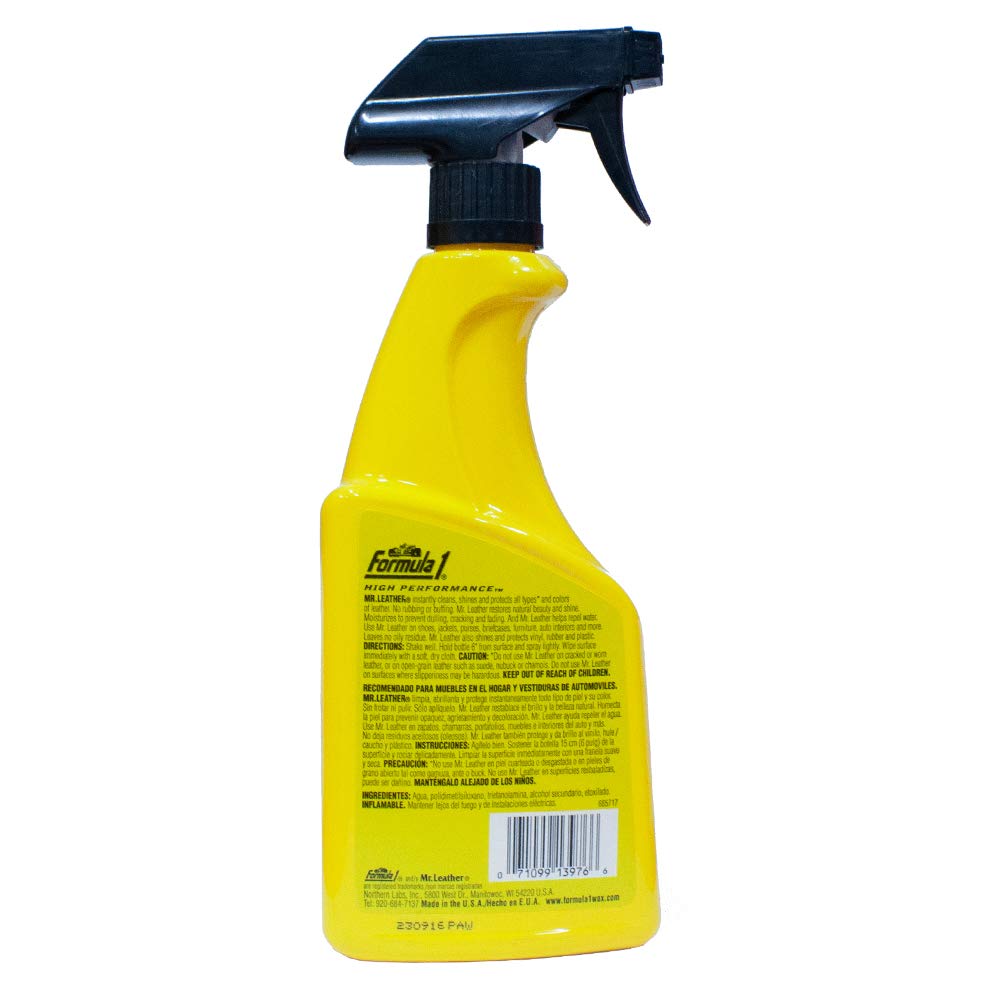 Formula 1 615006 Protectant (295 ml) & Mr.Leather 615163 Spray Cleaner and Conditioner (473 ml) Combo 5
