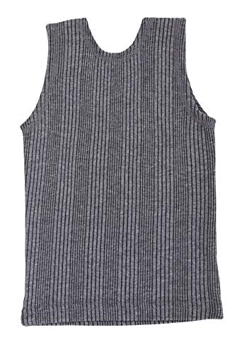 UCARE Cut Sleeve/Sleeveless Thermal Top for Kids Boys and Girls Kids Inner Wear Baniyan Unisex Printed Cotton Baby (Unisex) Winter wear Set (KV-305-Packof3) (Grey, 12-24 Months) 3