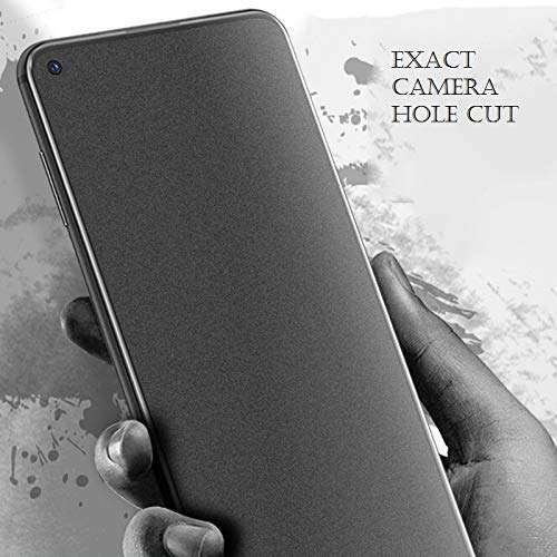 Dashmesh Shopping® Anti Glare Matte Finish Anti-Fingerprint Tempered Glass Screen Protector for REALME 6 Matte Transparent (Slightly Smaller at The Edges to Prevent Bubbles) 2