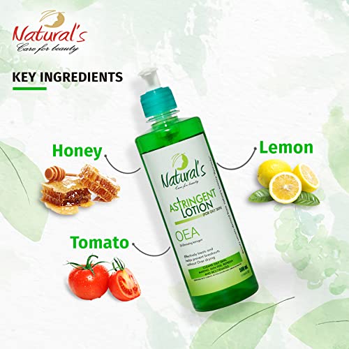 Natural's Care For Beauty Astringent Lotion for Face with Oily Skin and Pimples 500ml 3
