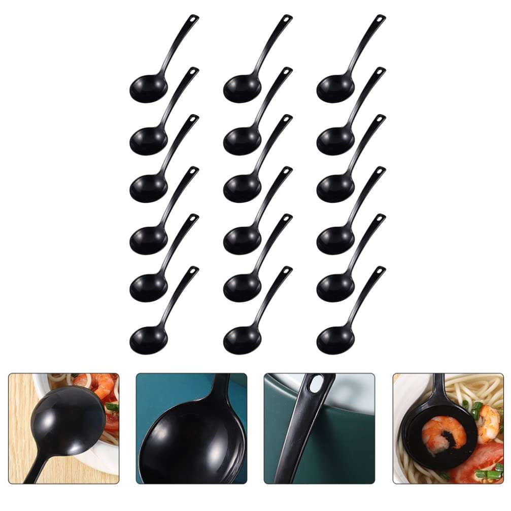 18pcs Disposable Spoon Household Tableware Rice Scoops Home Dining Flatware Home Spoons Rice Spoons Kitchen Spoons One-time Porridge Spoons Exquisite Spoons Kitchen Gadget 3