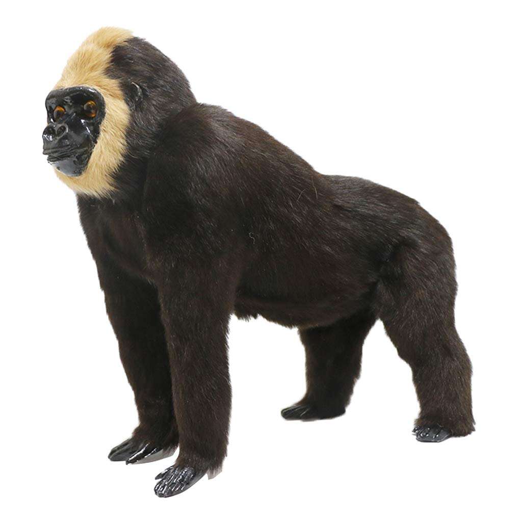 MOOSETOE Chimpanzee Figurine Statue Artificial Gorilla Miniatures Model Kids Toy 3