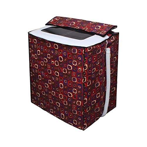 Glassiano Washing Machine Cover for Whirlpool Superb Atom 62I Semi Automatic Top Load 6.2 kg Washing Machine, Sams72 3