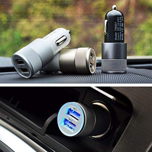K N DIGITAL Fast Car Charger for Panasonic Eluga Switch Car Charger | High Speed Rapid Fast Turbo Metal Android & Tablets Car Mobile Charger with Micro USB Cable (Random Color 3.1 Amp,RZZ3) 4