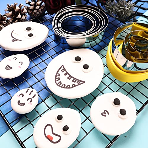 Easter Egg Cookie Cutter Set - 11 Piece Eggs Shaped Stainless Steel Cookie Cutters Mold for Fondant Biscuits Sandwich Pancake (Assorted Sizes) 6