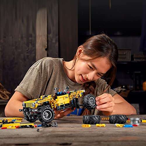 LEGO Technic Jeep Wrangler 4x4 Toy Car 42122 Model Building Kit - All Terrain Off Roader SUV Set, Authentic and Functional Design, STEM Birthday Gift Idea for Kids, Boys, and Girls Ages 9+ 3