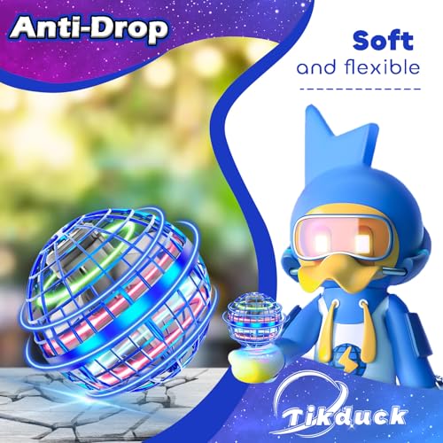 Tikduck Flying Orb Ball 2025 Toys Soaring Hover Boomerang Spinner Hand Controlled Mini Drone Cosmic Globe Spinning Kids Adults Outdoor Birthday Gift Cool Stuff for Boys Girls 6 7 8 9 10+ Year Old 4
