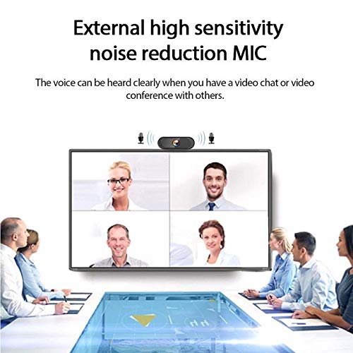 Web Camera 1080P/720P Webcam HD Camera with Built-in HD Microphone USB Rotatable Cameras for Live Broadcast Video Calling Conference Work (Color : 720P) 5