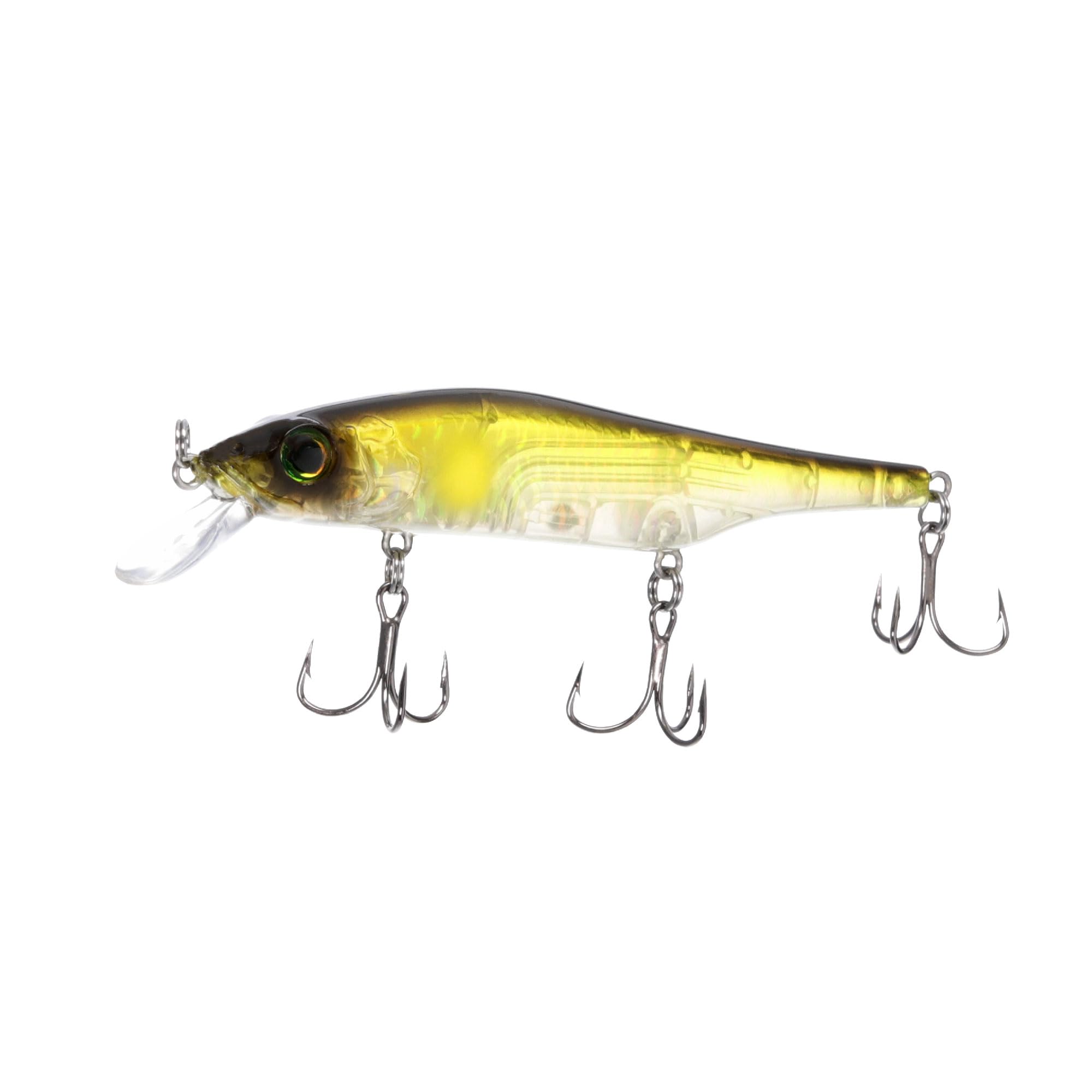 Bill Lewis Scope-Stik 120 Suspending 7'-10' Jerkbait Fishing Lifelike Freshwater & Saltwater Lure with Mustad UltraPoint Triple Grip Hooks, AYU 1