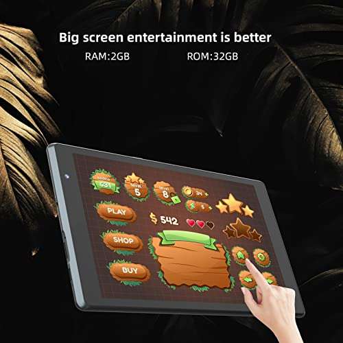 Android Tablet 8 inch, Android Tableta 32GB Storage Support 512GB SD Expansion Tablets PC, 1280x800 IPS HD Touchscreen Dual Camera Tablets, Support WiFi, Bluetooth, 4300 mAh Battery Tab. 4