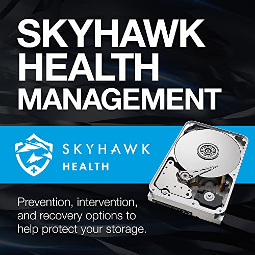 Seagate Skyhawk AI 20TB Video Internal Hard Drive HDD – 3.5 Inch SATA 6Gb/s 512MB Cache for DVR NVR Security Camera System with in-House Rescue Services (ST20000VE003) 4