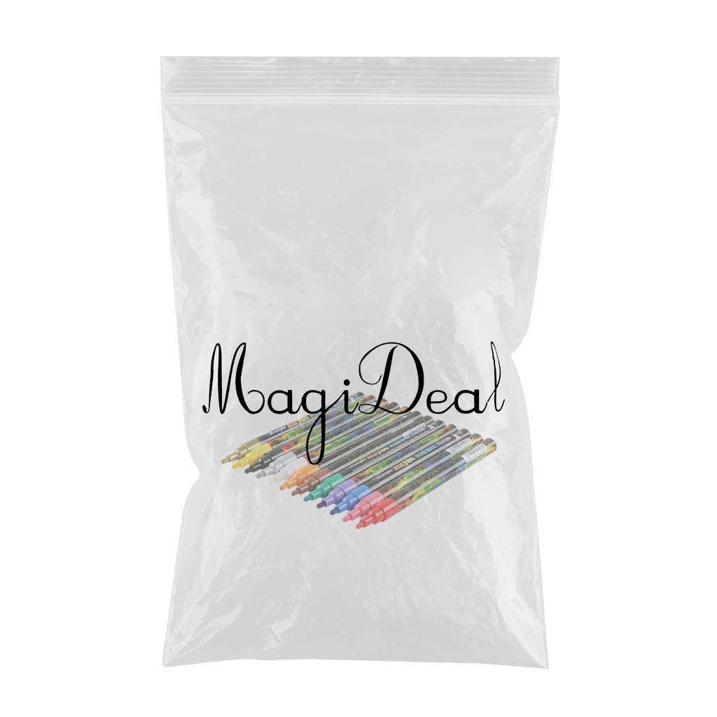 GIANTE 12pcs/Set Acrylic Paint Pens,12 Color Markers 2mm Fine Tip for Rock Painting (59033754GI) 3