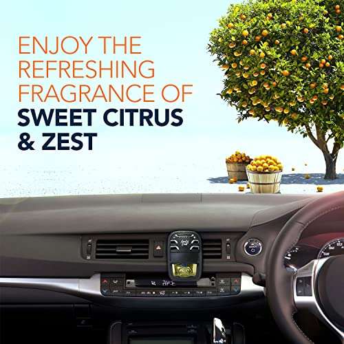 Ambi Pur Sweet Citrus and Zest Car Air Freshener Starter Kit (7.5 ml) 4