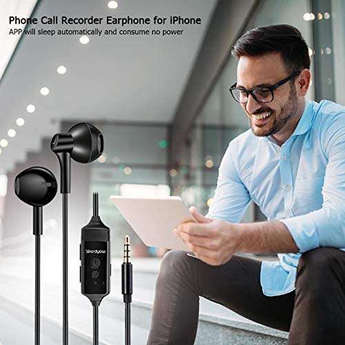 Waytronic Cellphone Call Recorder Headphone for iPhone Incoming Outgoing Calls Phone Conversation Recording 6