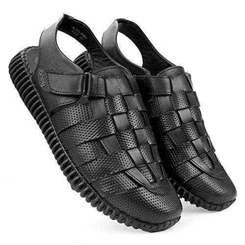 ONE8 Select By Virat Kohli Black Wingman Sandals 4