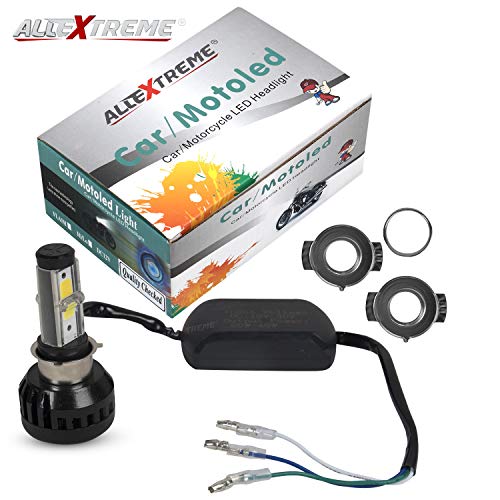 Allextreme EX2HB1P Universal Headlight Bulb Conversion kit with Cool White Light for Car and Motorcycle Halogen (20W, White Light, 1 PC) 3