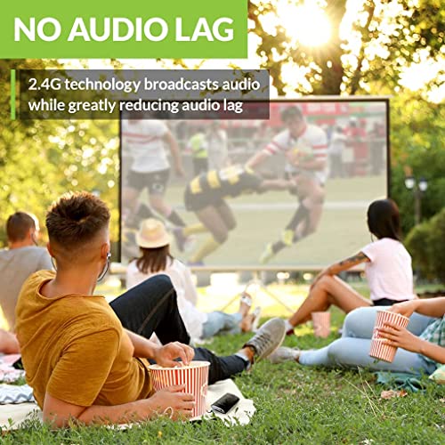 Avantree Audiplex Set with 1 More Add-on Receiver Bundle, Long Range & Low Latency for TV, AV Receivers, Projectors, Broadcast, and Church 4