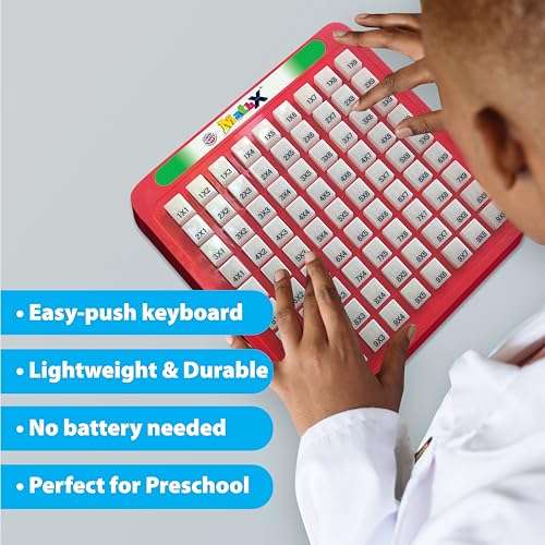 Small World Toys Multiplication Board Game, Push Button Multiplication Machine for Kids 3+, Kindergarten Math Learning & Education Toys, Math Game for Home School Classroom, Gifts for Kids 2