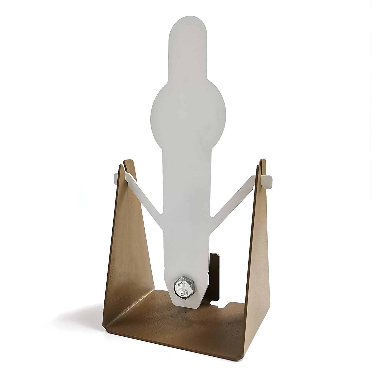 Atflbox 2 Pcs Resetting Metal Shooting Practice Target Rated for Airsoft Pistol BB Guns, Suitable for Outdoor and Indoor 5