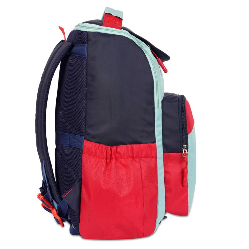 Citizen Space Kids School Backpack with Free Pencil Stationary Pouch | 24L Polyester Unisex Casual Backpack/Daypack/Travel Backpack/School Bag for Boys & Girls - Blue 5