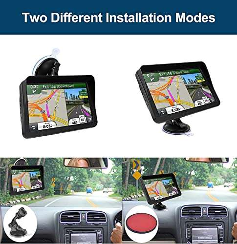 9-Inch GPS Navigation for Car With Speed Limit & Traffic Light Tips, Turn-by-Turn Directions, 2024 USA Map, Lifetime Updates 4