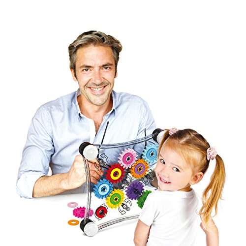 Quercetti Georello Junior - Double Sided Spinning Gear Play Set 2