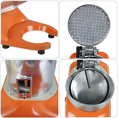 WROPZO Ice Crusher Ice Shaver 2 Blades Food-Grade Stainless Steel Ice Shaved Machine Snow Cone Maker for Home Commercial 5