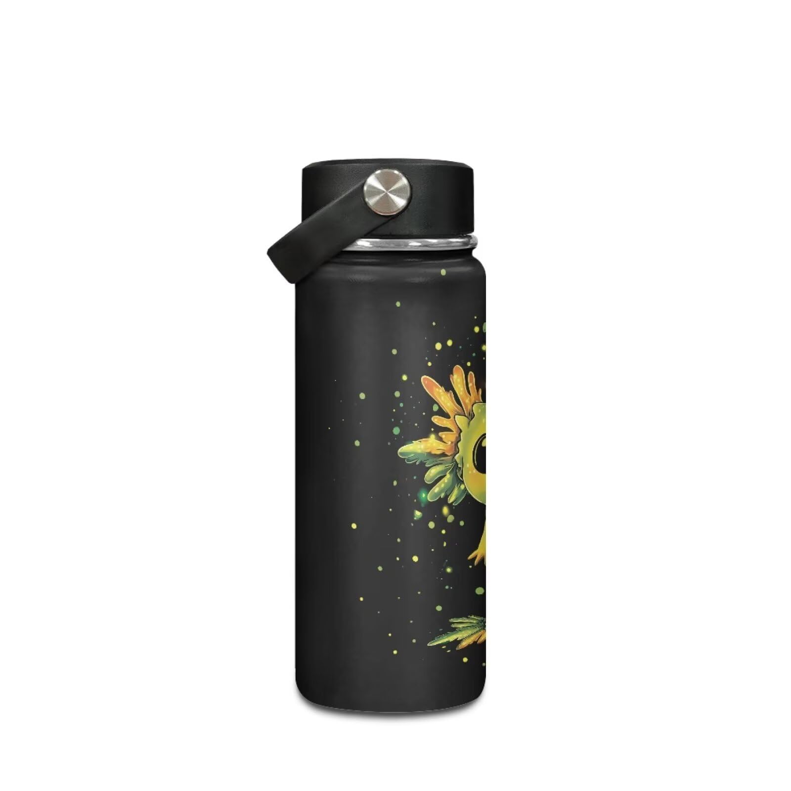 Bivxisrvo Brown Cow Insulated Water Bottle 21 oz Stainless Steel Travel Tumbler Leak Proof Kids Cup with Straw for School Vacuum Flask for Hot and Cold Drinks Car Seat Cup Holder Friendly 3