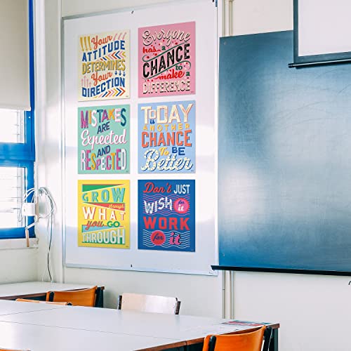 Set of 8 Growth Mindset Posters & WELCOME Letters for Teachers & Students - Bedroom, Office & Classroom Decor to Inspire Young Minds - Laminated Growth Mindset Posters for Classroom - 11"x14" 5