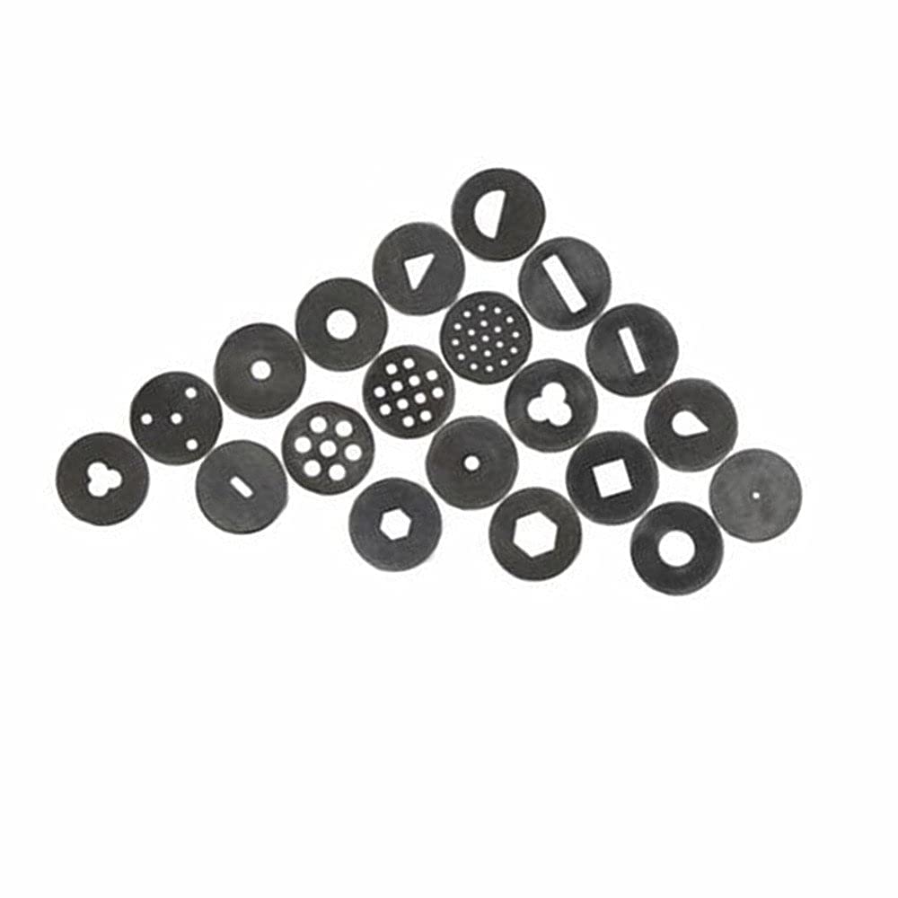 Baking Set 22Pcs Stainless Steel Metal Clay Extruder with 20 Tips Fondant Sugara Paste Extruder Ceramics Pottery Polymer Modeling Decorating Cake Decor Tools Set 4