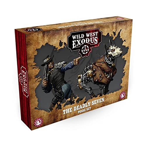 Wild West Exodus - The Outlaws 28mm Deadly Seaven Posse Set SW