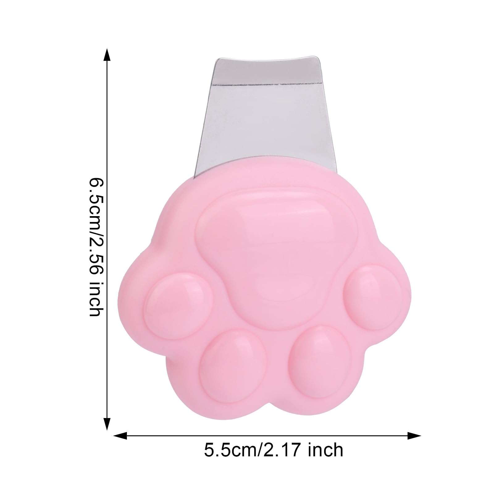 Face Scraper Tool, Dog Paw Shaped Blackhead Remover Tool Face Spatula Pore Cleaner Skin Scrubber Pore Scraper Nose Blackhead Scraper Pore Shovel Pimple Extractor for Facial Deep Cleaning Men Women 3