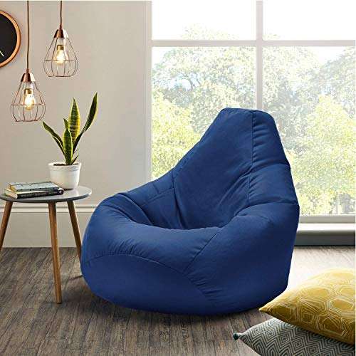 ink craft Bean Bag Cover without Beans Combo (3XL, Blue) - Set of 2 2