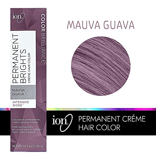 Ion Permanent Brights Creme Hair Color Pastel Muava Guava, Vegan, Cruelty Free, PPD Free, 100% Gray Coverage, Long Lasting, Fade Resistant Color, 2.05 oz 3