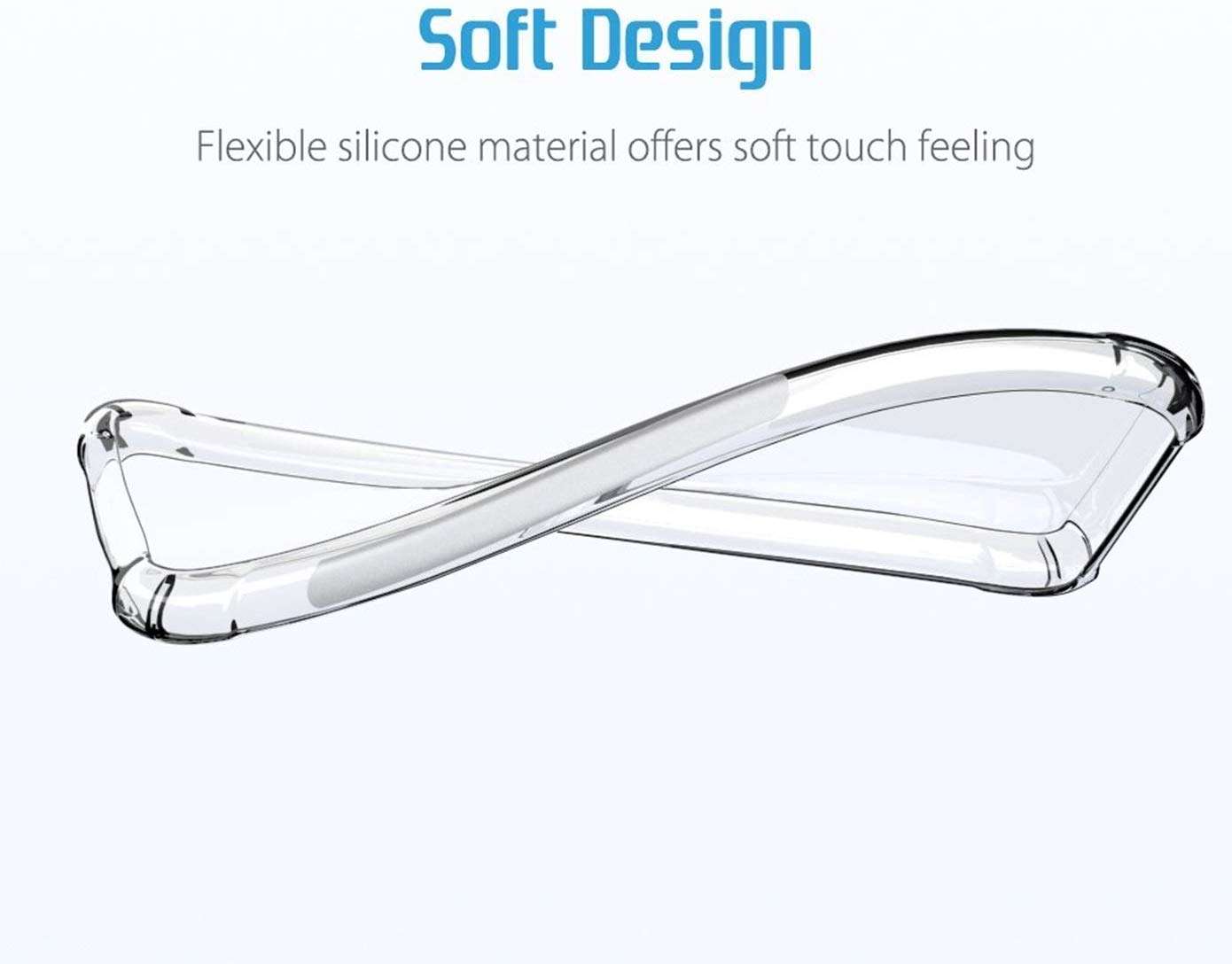 JGD PRODUCTS for Redmi Note 11T 5G / Poco M4 Pro 5G Premium Transparent Soft Silicon Back Cover [Transparent] Crystal Clear 6