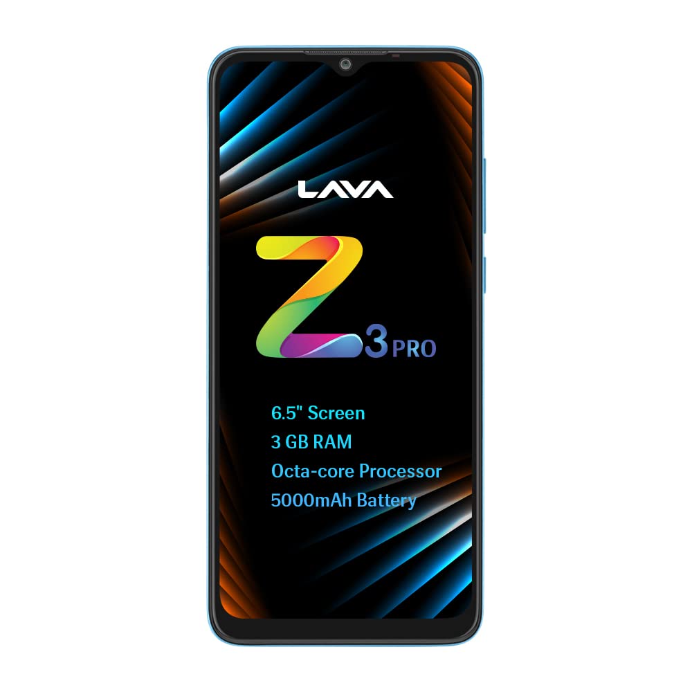 Lava Z3 Pro (3GB RAM, 32GB Storage)- Cyan | High Performance Octa core Processor| Big 5000 mAh Battery | 8MP AI Dual Rear Camera 1