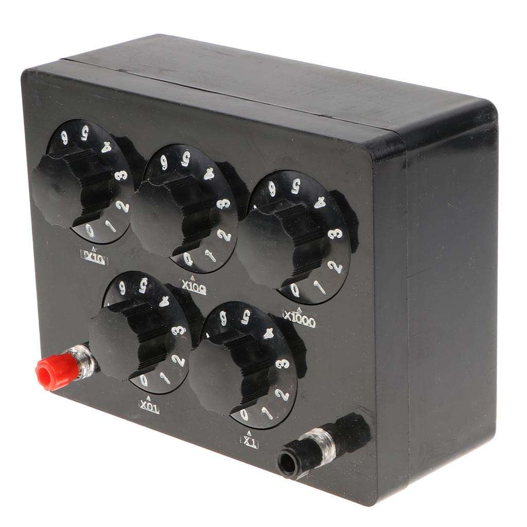 CALANDIS Variable Decade Resistor Resistance Box 0-9999.9 Ohm Kids Physics Educational Tool 5
