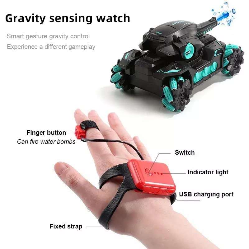 Blaze Cloud RC Tank Kids Military Toys Water Shots ? ?? 4WD Hobby RC Cars for Adults & Children, 1:12 Scale 3000mAh Rechargeable Battery 4x4 Monster Truck, Nerf Tank Cool Toy Gift for Boys & Girls 4