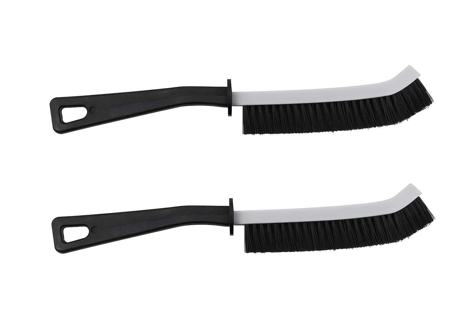 VITACEA Multifunctional Crevice Cleaning Brush Set, Gap Cleaning Tools, Black, 2-Pack 3