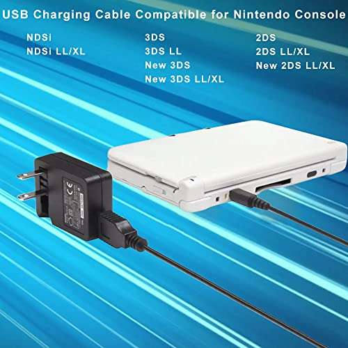 OSTENT USB Charger Power Supply Cable Cord for Nintendo 3DS LL/XL Game Console 6