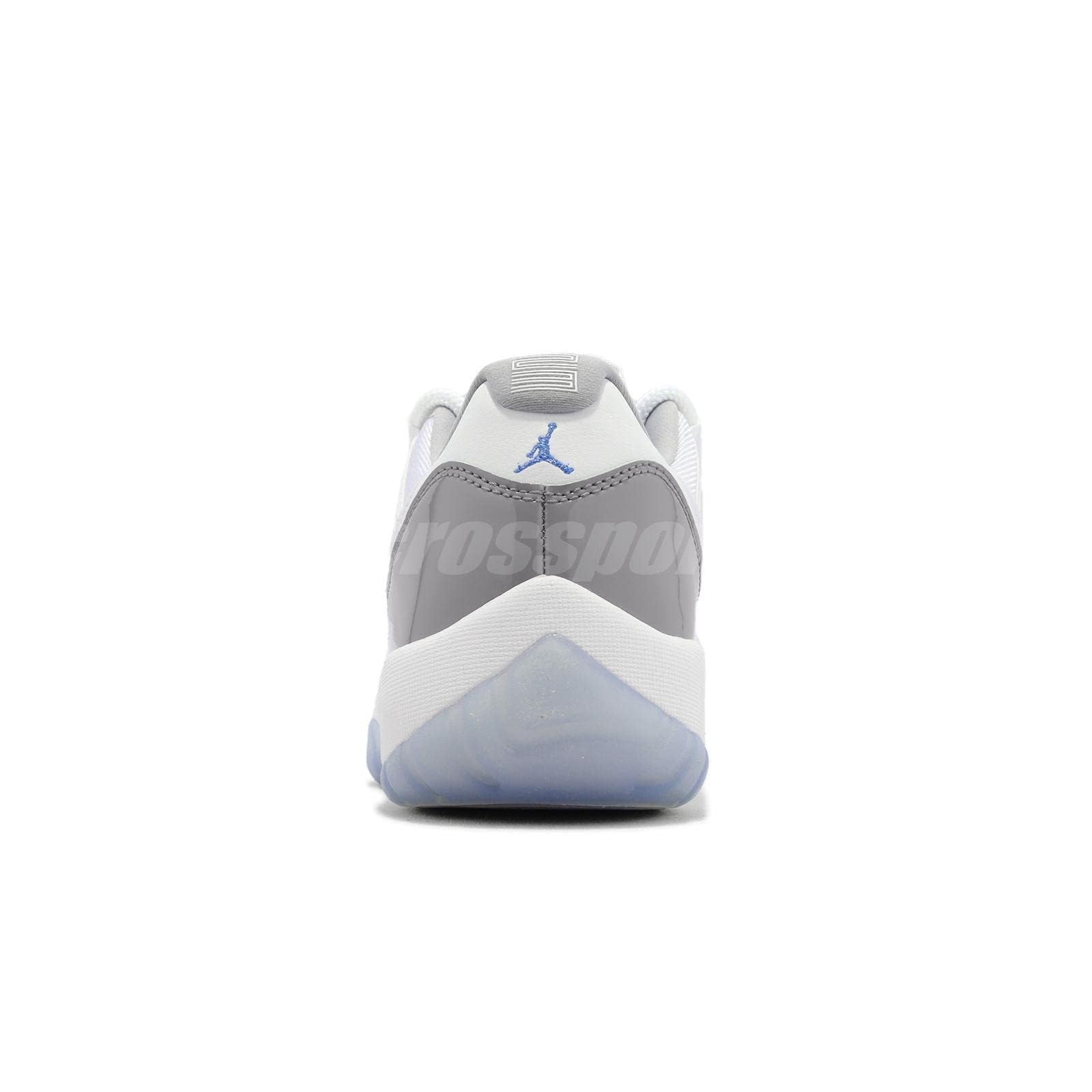 Nike Mens 11 Low AV2187 140 Cement - Size 11.5 White/University Blue/Cement Grey 4