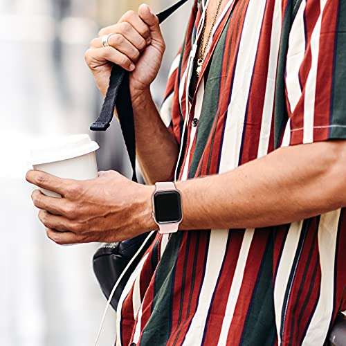 YAXIN Sport Band Compatible with Apple Watch Bands 38mm 40mm 42mm 44mm for Men Women,Silicone Wristbands Replacment Strap for iWatch SE/Series 6/5/4/3/2/1 6