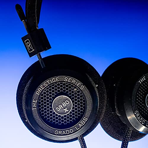GRADO SR80x Prestige Series Open-Back Wired Headphones – Enhanced X Drivers, Lightweight Design, Assembled in Brooklyn, NY USA 4
