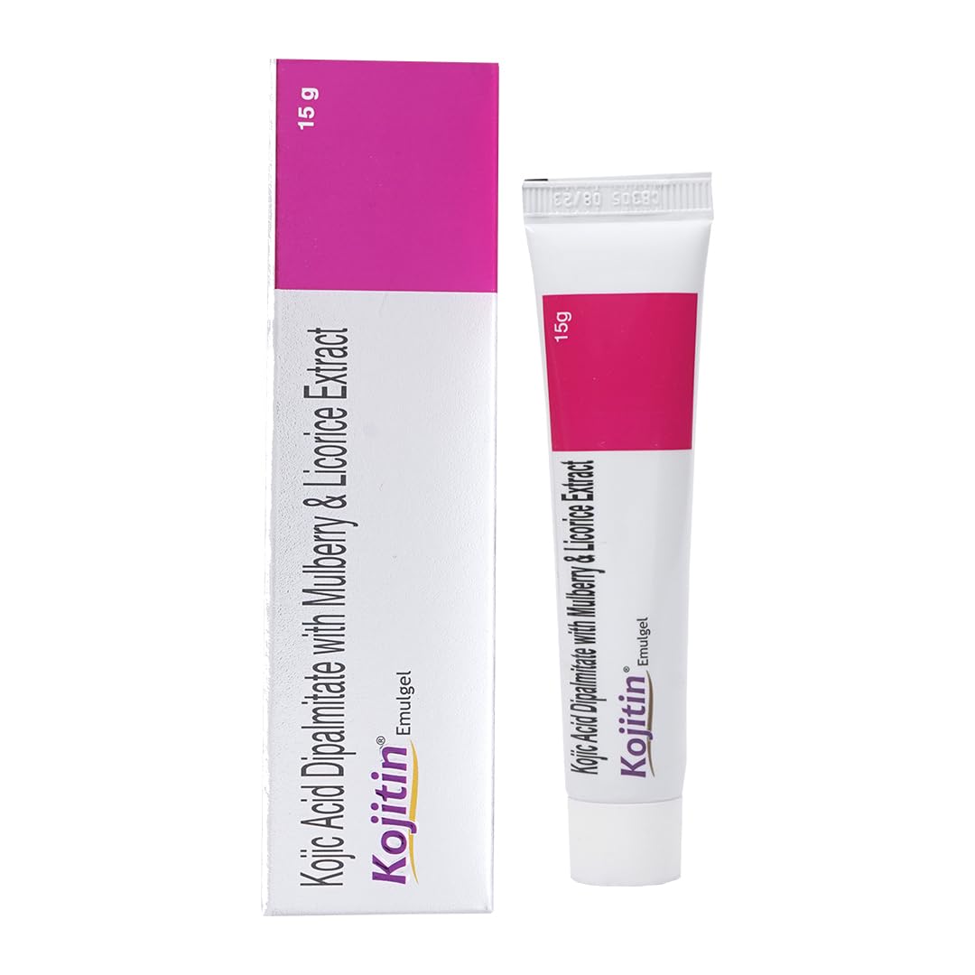 KLM Kojitin Emulgel, 15gm| Advanced Skin Lightening & Protection Formula |Dermatologist-Recommended